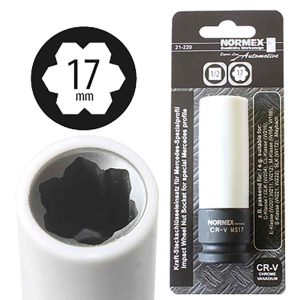 Wheel Nut Socket for Mercedes-Benz MS 17 mm