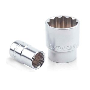 3/4"Dr socket satin 12pt x 34mm