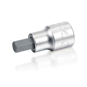 1/4"Dr Hex bit socket satin x 3mm