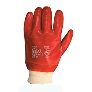 Red PVC Glove K/W