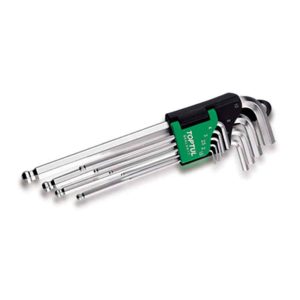9Pce Long Ball Hex Key Set 1.5-10mm