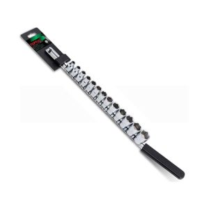 13PCS 3/8"DR. 6PT Socket Rail Set