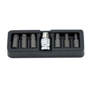 7Pc 1/2"Dr TX Bit set