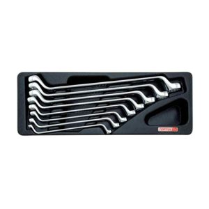 Double Ring Offset Spanner Tray 8Pc 6-22mm
