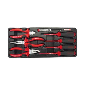 8Pc VDE Pliers & Screwdriver Tray