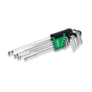 9Pce Long Ball Hex Key Set 1/16"-3/8"
