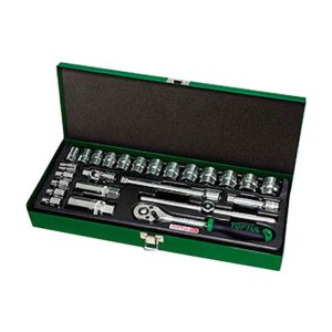 3/8"Dr Socket set 25Pc (metric) metal case