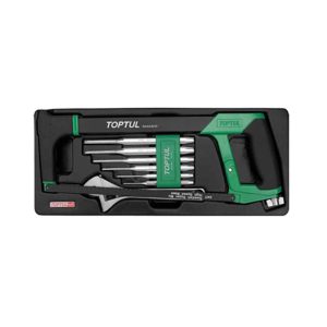 8Pc Hacksaw, Wrench & Pin Punch Tray