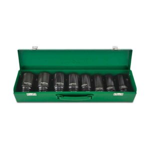 3/4"Dr Deep Impact Socket Set 8pce 22-38mm