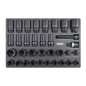 34PCS 3/4" DR. Impact Socket Set