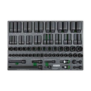75PCS 3/8" & 1/2" DR. Impact Socket Set