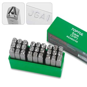 27pc Letter Punch Set 8mm