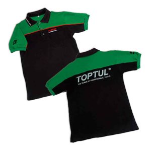 Toptul Polo Shirt Green/Black Large