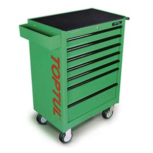 7 Drawer- Mobile Tool Trolley Green