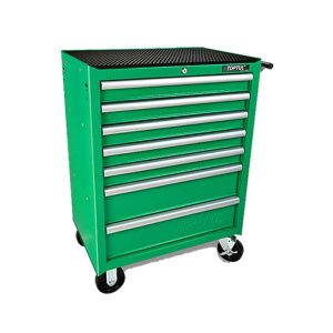 7 Drawer Mobile Tool Trolley - Green