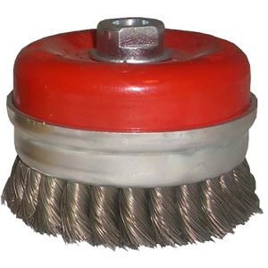 Vires Cup Wire Brush M14 80mm knotted