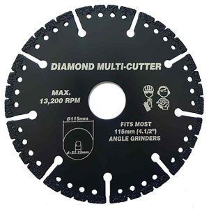 Vires Diamond Multi Cutter 115mm 22.2mm bore