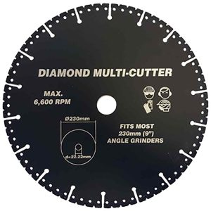 Vires Diamond Multi Cutter 230mm 22.2mm bore