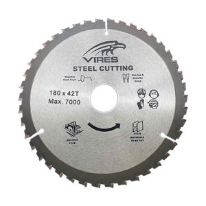 Vires TCT Steel Blade 165mm T40 20mm bore