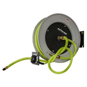 15m 1/2" High-Vis Auto Retracting Reel Hybrid Hose