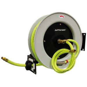 15m 1/4" Retractable High-Vis Reel Hybrid Hose