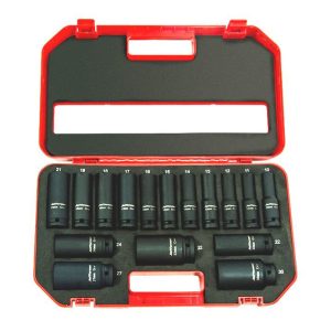 16 Piece 1/2" Deep Impact Socket Set