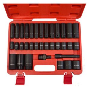 34 Piece 1/2" Impact Socket Set