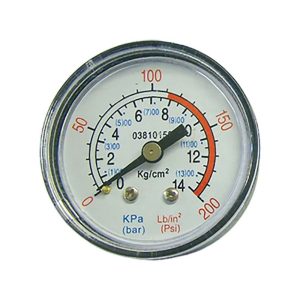 Compressor 1/4" Pressure Gauge compatible with all models