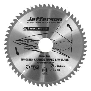 7" TCT Blade 58T Aluminium & Plastic