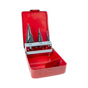 3 Piece M2 Step Drill Set