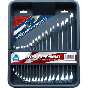 18 Piece Combination Spanner Set