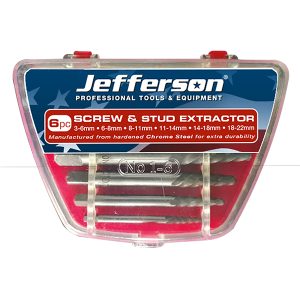 6 Piece Alloy Steel Stud Extractor
