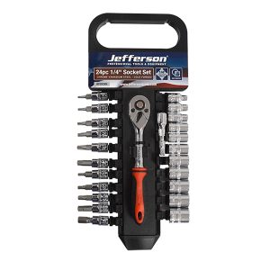 24 Piece 1/4" Socket Set