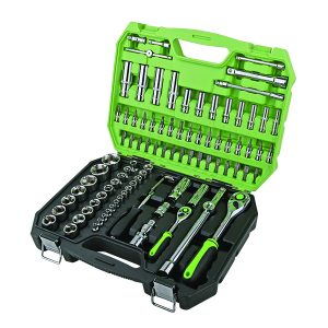 94 Piece 1/4" and 1/2" Drive Socket Set