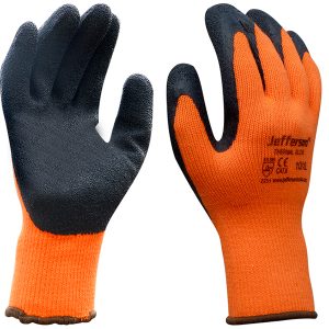 Orange Thermal Glove Large